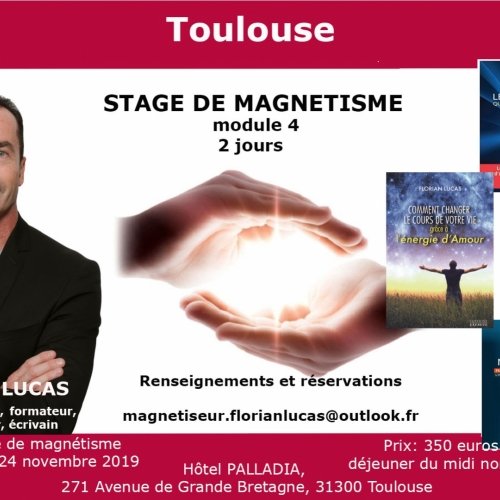 Formation Module 4 magnétisme à Toulouse - Du 23 au 24 novembre Formation Module 4 magnétisme à Toulouse - Du 23 au 24 novembre